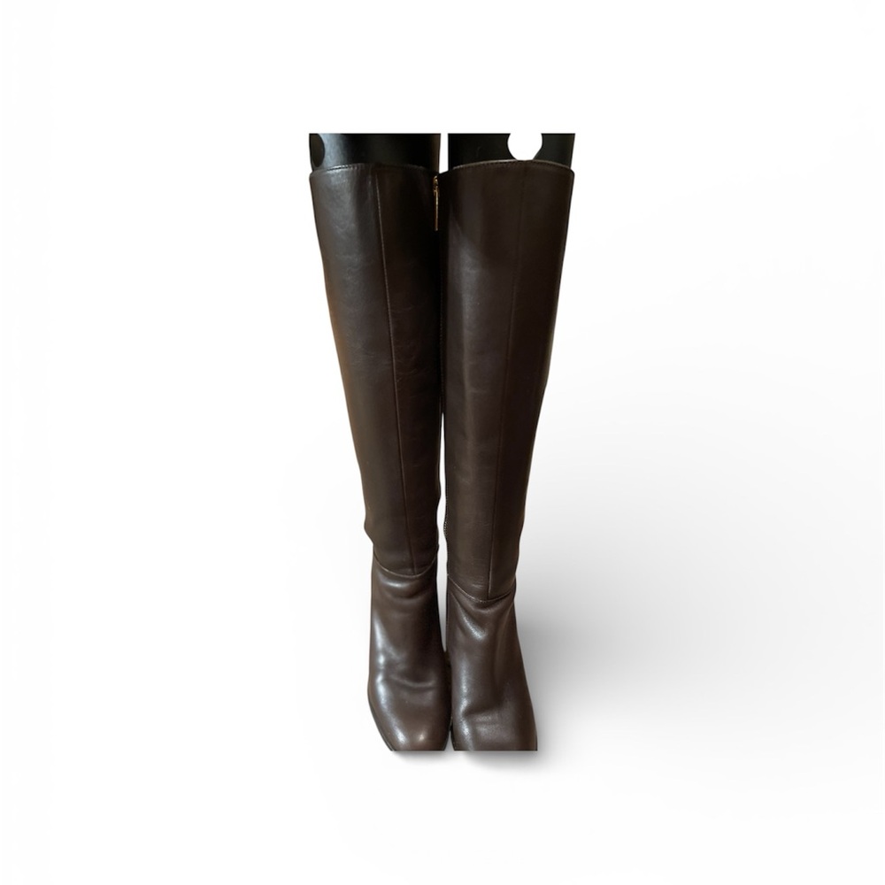 Michael Kors Dark Brown Leather Boots